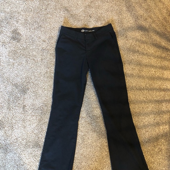 Dickies Women’s 8Long Flat Front Slim Fit Stretch Twill Pants - Picture 2 of 7